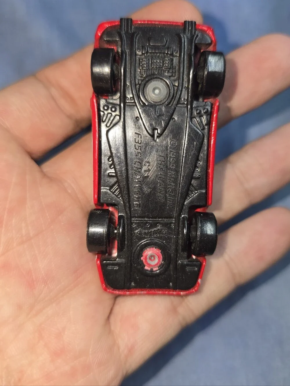 Mattel Hot Wheels 1999 Ferrari F355 Challenge Red with White Flames Loose